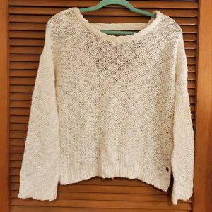 Soft knit cream colored sweater